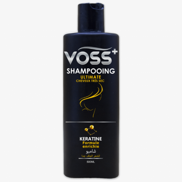 Shampoing enrichie à la KERATINE Voss+ 500ml – Image 4