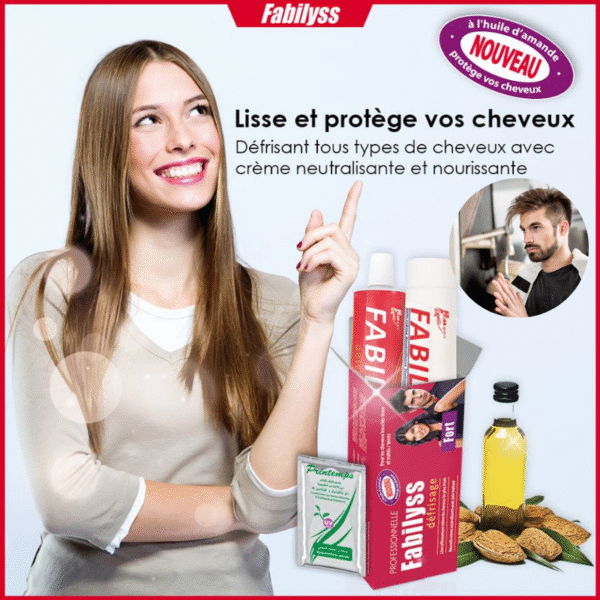 FABILYSS défrisant cheveux fort pour femme - 90ml