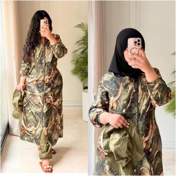 بوركيني 4 قطع أنيق ومحترم – Image 2