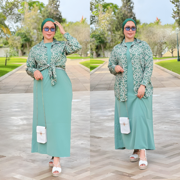 ⁦أنسومبل دوبياس كسوة مع شوميز⁩ - الصورة ⁦3⁩